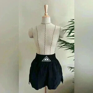 FP Movement High Rise Boxer Inspired Active Shorts | S | Black | Triangle Logo